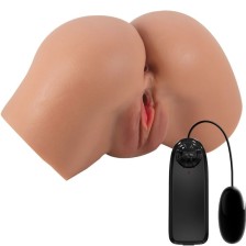 CRAZY BULL - HAILEY VIBRATEUR FESSIER AVEC CONTRÔLE RÉALISTE DU VAGIN ET DE L'ANUS À TÉLÉCOMMANDE