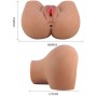CRAZY BULL - MILA VIBRATOR BUTT WITH REALISTIC VAGINA AND ANUS CONTROL REMOTO