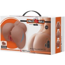 CRAZY BULL - MILA VIBRATOR BUTT WITH REALISTIC VAGINA AND ANUS CONTROL REMOTO