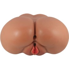 CRAZY BULL - VIBRADOR LUNA COM CONTROLE REMOTO REALISTA DE VAGINA E ÂNUS
