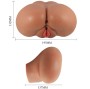 CRAZY BULL - LUNA VIBRATOR BUTT MIT REALISTISCHER VAGINA UND ANUS-STEUERUNG FERNBEDIENUNG