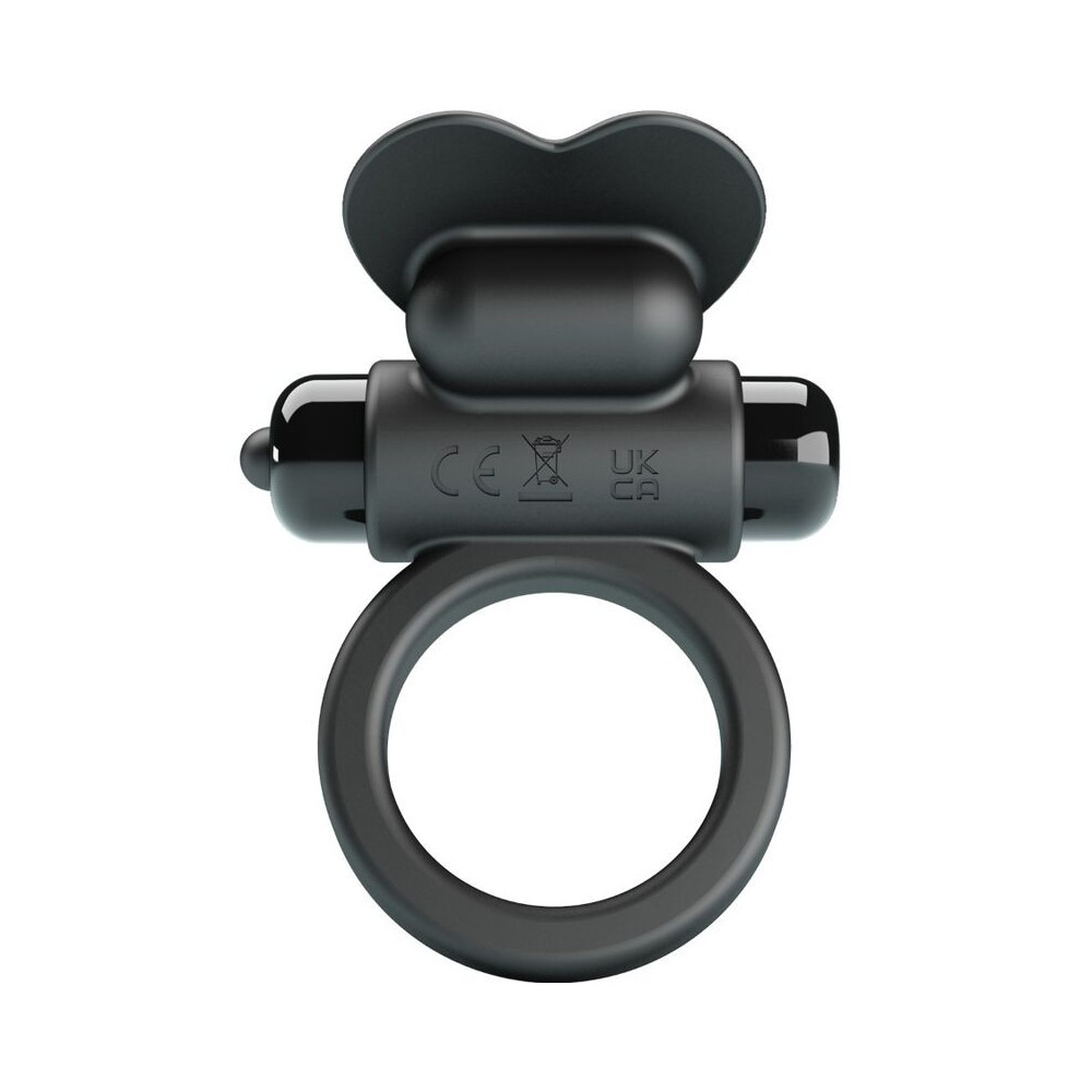 PRETTY LOVE - DEBONAIRE VIBRATING RING RABBIT 10 VIBRATIONS BLACK