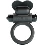 PRETTY LOVE - DEBONAIRE VIBRATING RING RABBIT 10 VIBRATIONS BLACK