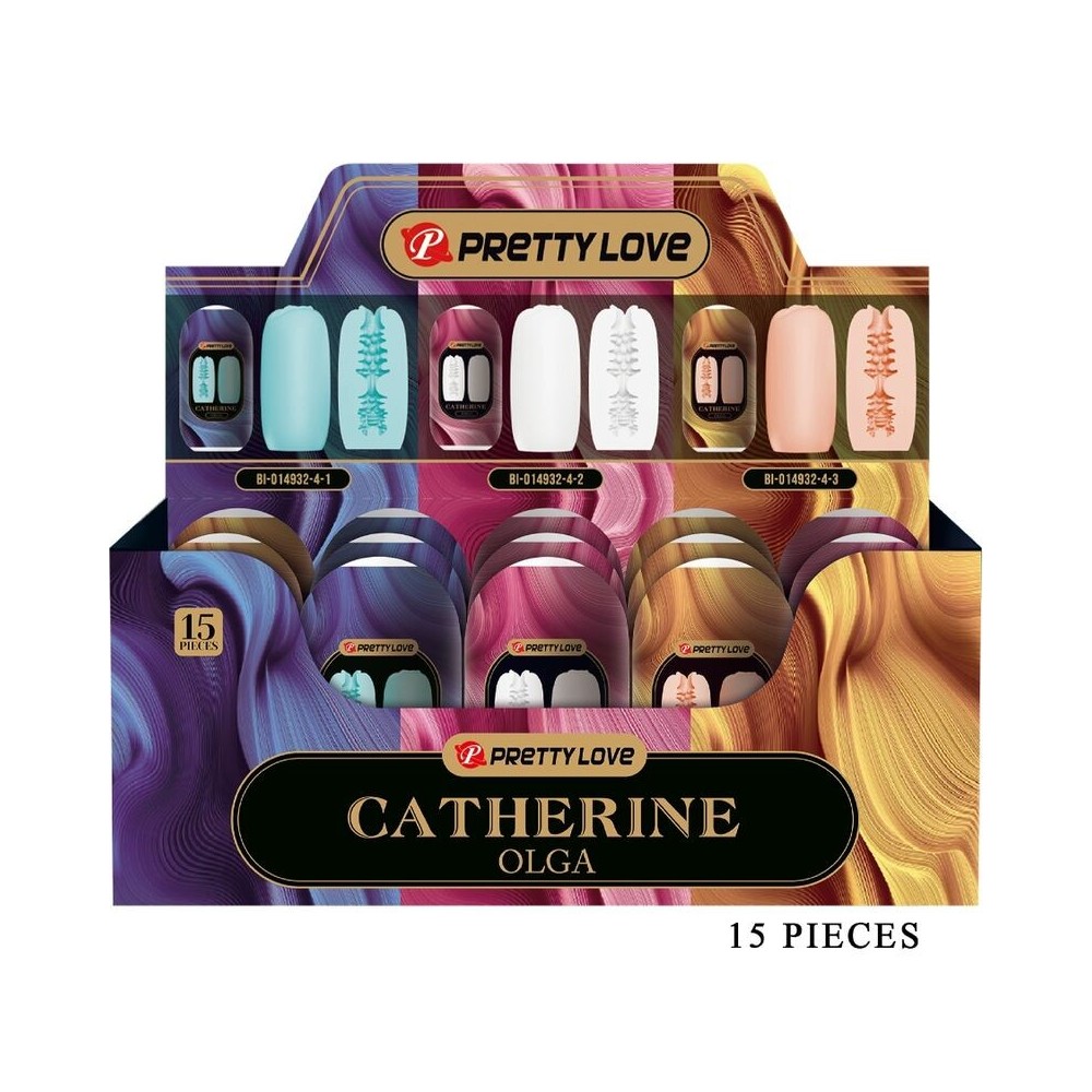 PRETTY LOVE - OLGA PACK 15 DIFFÉRENTS MASCRUBATEURS HOMMES