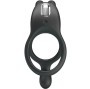 PRETTY LOVE - SETH DOPPEL-VIBRATIONSRING RABBIT 7 VIBRATIONEN SCHWARZ
