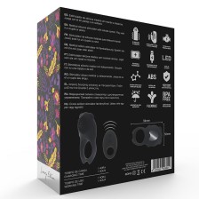 MIA - COLOSSEO COCK RING REMOTE CONTROL BLACK