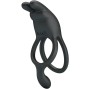 PRETTY LOVE - SETH DOUBLE ANNEAU VIBRANT LAPIN 7 VIBRATIONS NOIR