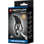 PRETTY LOVE - SETH DOPPEL-VIBRATIONSRING RABBIT 7 VIBRATIONEN SCHWARZ