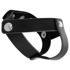 DARKNESS - LEATHER C/B STRAP H-PIECE DIVIDE