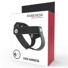 DARKNESS - CINTA C/B DE COURO H-PIECE DIVIDE