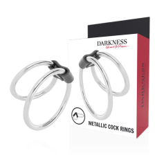 DARKNESS - ANELLO PER PENE DOPPIO IN METALLO