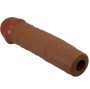 PRETTY LOVE - NILE PENIS SLEEVE WITH 2.5 CM EXTENSION MULATTO