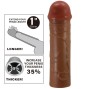 PRETTY LOVE - MANCHON DE PÉNIS NILE AVEC EXTENSION DE 2,5 CM MULÂTRE