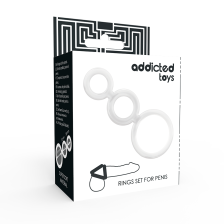 ADDICTED TOYS - RINGSET FÜR PENIS TRANSPARENT