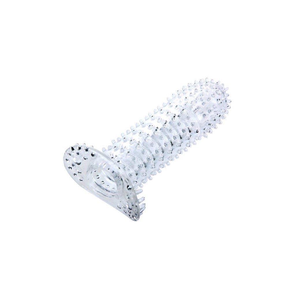 BAILE - PENISHÜLLE MIT REIZPUNKTEN LILA 14 CM