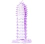 BAILE - PENIS SHEATH WITH STIMULATING POINTS PURPLE 14 CM