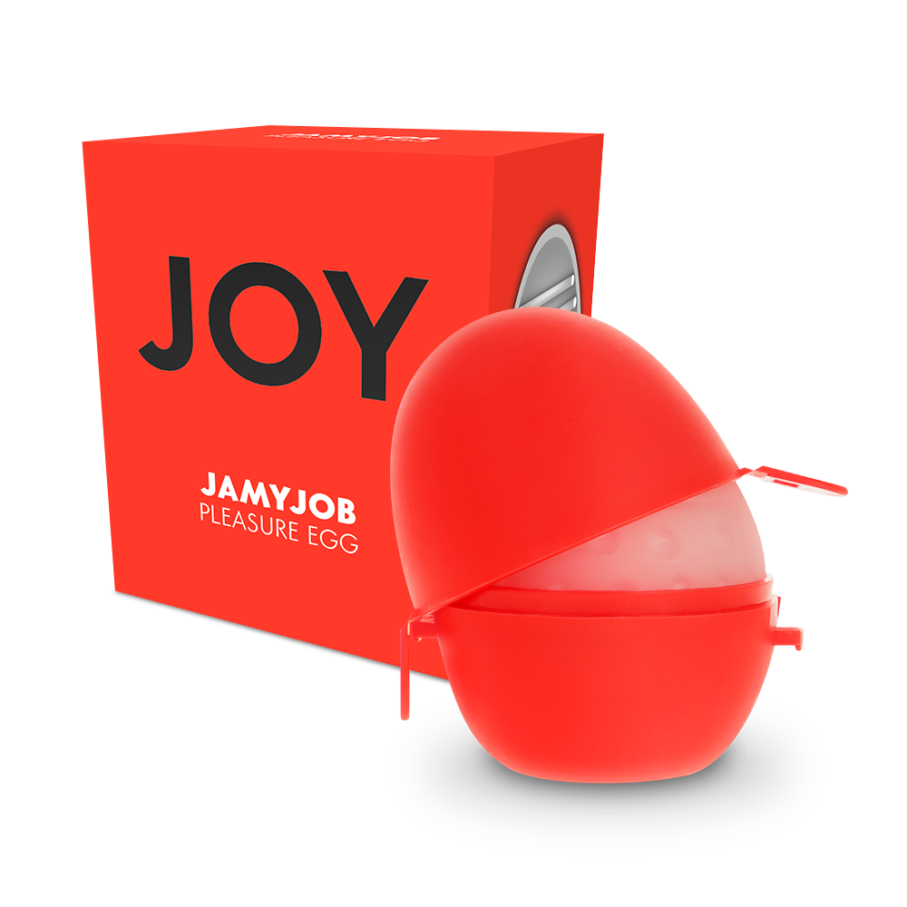 JAMYJOB - EGG MASTURBATEUR ROUGE VERSION DISCRETT