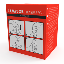 JAMYJOB -MASTURBADOR DE OVO VERSO VERMELHA DISCRETT