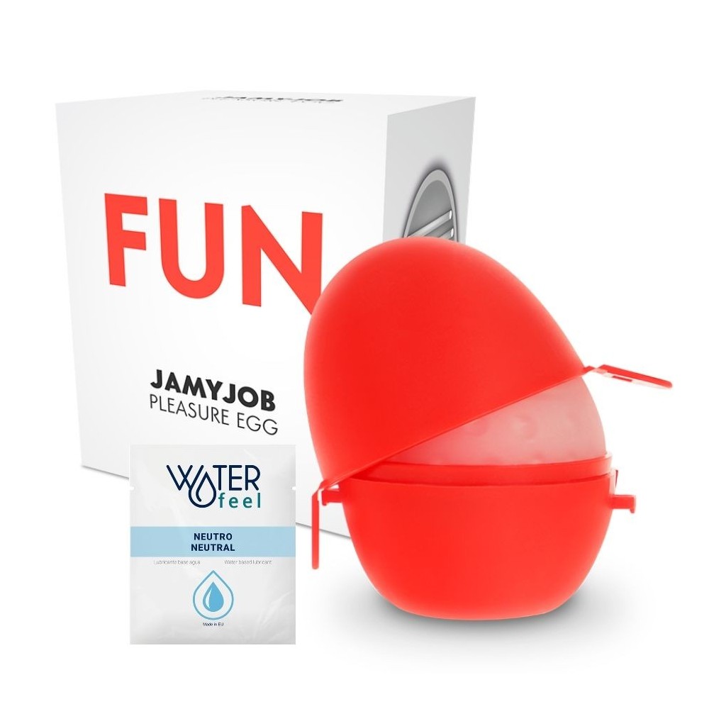 JAMYJOB - EGG MASTURBATOR RED EDITION DISCRETT