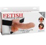 FETISH FANTASY SERIES - SERIES 7 HOLLOW STRAP-ON WITH BALLS 17.8CM FLESH
