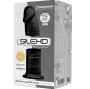 SILEXD - MODELO 2 PÊNIS REALÍSTICO PREMIUM SILEXPAN SILICONE PRETO 19 CM