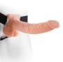 FETISH FANTASY SERIES - 9 HOHL STRAP-ON MIT BLLEN 22,9 CM FLEISCH
