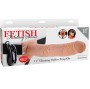 FETISH FANTASY SERIES - SERIES 11 HOLLOW STRAP-ON VIBRATING WITH BALLS 27.9CM FLESH