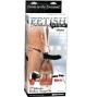 FETISH FANTASY EXTREME - SILICONE HOLLOW STRAP-ON 18 CM