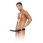 FETISH FANTASY SERIES - CHOCOLATE DREAM HOLLOW STRAP-ON