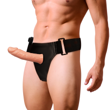 HARNESS ATTRACTION - BENNY STRAP-ON HOLLOW EXTENDER VIBRATORE 15 CM -O- 4.5 CM