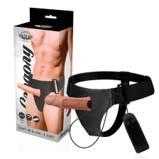 HARNESS ATTRACTION - VIBRATEUR GREGORY STRAP-ON EXTENSEUR CREUX 16.5 CM -O- 4.3 CM