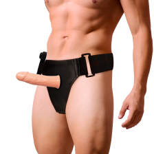 HARNESS ATTRACTION - GREGORY STRAP-ON HOLLOW EXTENDER VIBRATOR 16.5 CM -O- 4.3 CM