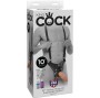 KING COCK - 25,5 CM HOLLOW STRAP-ON SUSPENDER SYSTEM CARNE