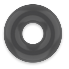 POWERING - SUPER FLEXIBLE RESISTANT RING 3.5CM BLACK