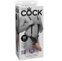 KING COCK - STRAP-ON AVEC GODE CREUX 28 CM ET SANGLES