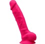 SILEXD - MODEL 1 REALISTIC PENIS PREMIUM SILEXPAN SILICONE FUCHSIA 20 CM