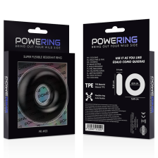 POWERING - ANELLO RESISTENTE SUPER FLESSIBILE 5CM PR03 NERO