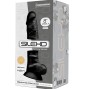 SILEXD - MODÈLE 1 PÉNIS RÉALISTE PREMIUM SILEXPAN SILICONE NOIR 20 CM