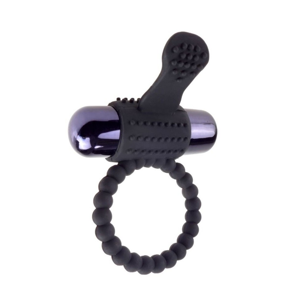 FANTASY C-RINGZ - ANILLO VIBRADOR DE SILICONA NEGRO