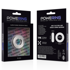 POWERING - ANEL RESISTENTE SUPER FLEXÍVEL 3,8CM PR04 TRANSPARENTE