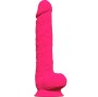 SILEXD - MODÈLE 1 PÉNIS RÉALISTE PREMIUM SILEXPAN SILICONE FUCHSIA 38 CM