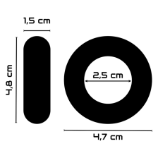 POWERING - SUPER FLEXIBLER, WIDERSTANDSFÄHIGER RING 4,8 CM PR05 KLAR