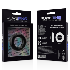 POWERING - ANEL RESISTENTE SUPER FLEXÍVEL 5,5CM PR06 PRETO