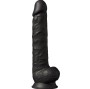 SILEXD - MODEL 1 REALISTIC PENIS PREMIUM SILEXPAN SILICONE BLACK 38 CM