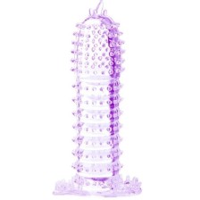 BAILE - GAINE PÉNIENNE POINTS STIMULANTS VIOLET 14 CM