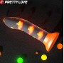 PRETTY LOVE - DILDO MÁGICO NIGHTFALL SEM VIBRAÇÃO LUMINOSO LARANJA