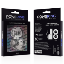 POWERING - ANELLO RESISTENTE SUPER FLESSIBILE DOPPIO PR09 TRASPARENTE