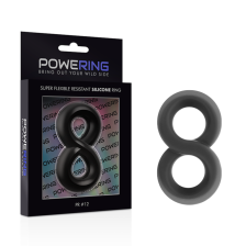 POWERING - ANELLO RESISTENTE SUPER FLESSIBILE PR12 DOPPIO NERO