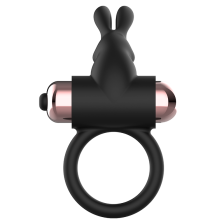 COQUETTE CHIC DESIRE - ANELLO DA CAZZO CON VIBRATORE NERO/ORO