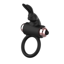 COQUETTE CHIC DESIRE - COCK RING WITH VIBRATOR BLACK/ GOLD